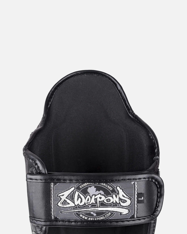 8 WEAPONS Shin Guards BIG 8 Premium – Black