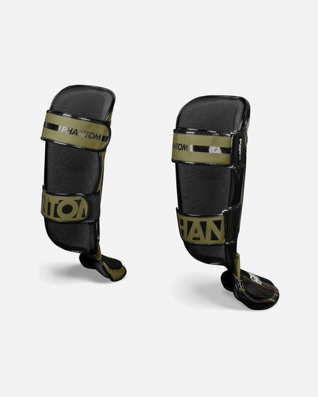 Phantom Athletics APEX Hybrid Skinnebensbeskyttere – Militærgrøn