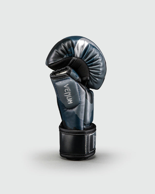 Venum Elite MMA-handsker Camo – Mørkeblåt/Blåt
