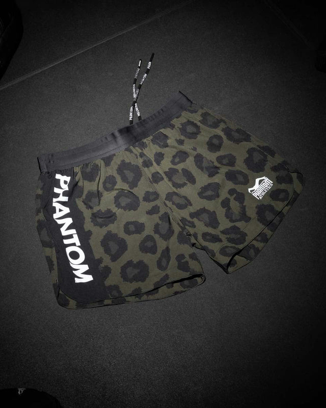 Phantom Athletics MMA-Shorts Fusion – Jaguar Militärgrün