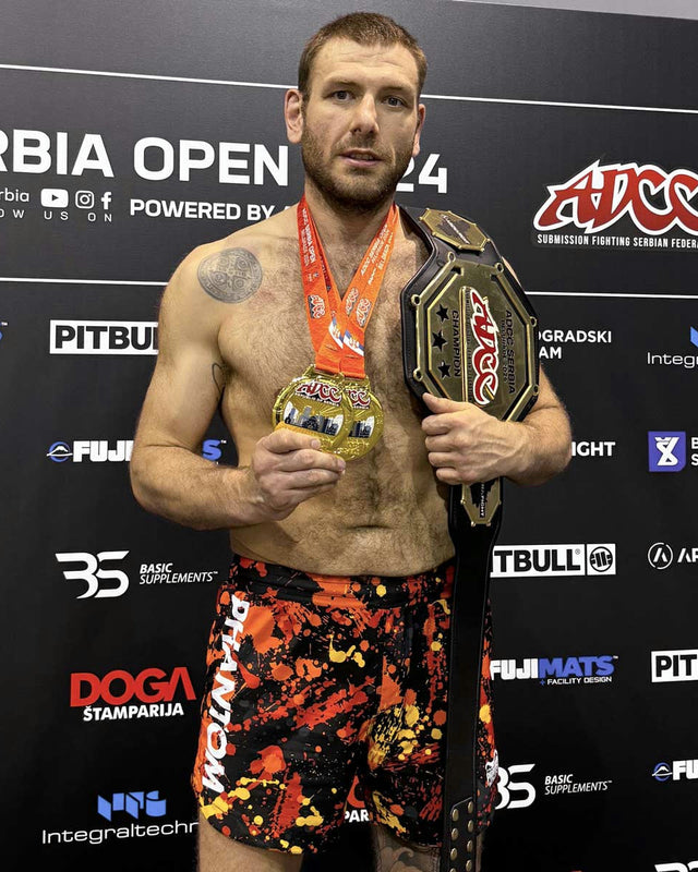 Phantom Athletics MMA-Shorts Fusion Splatter – Rot