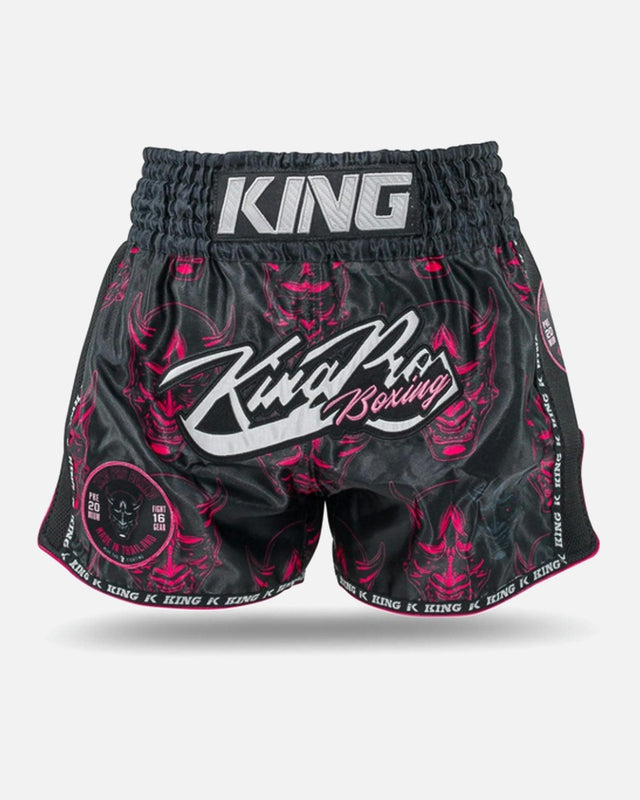 Pantaloncini Muay Thai King Pro Boxing Devil – Nero