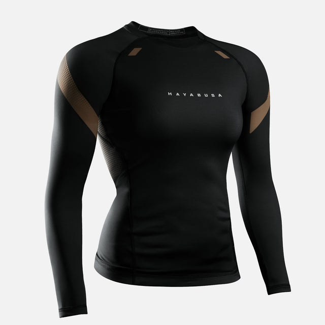 Rashguard Hayabusa Pro Ranked Mâneci Lungi Femei – Maro