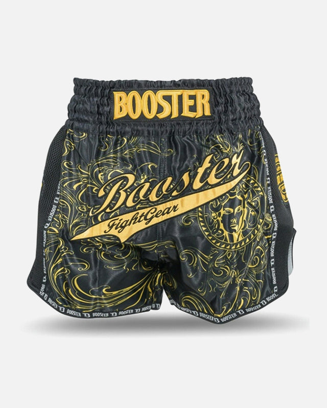 Booster Muay-Thai-Shorts Medusa – Schwarz
