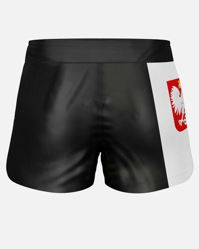 Spodenki MMA Phantom Athletics FUSION-R Team Poland – Czarne/Czerwone/Białe