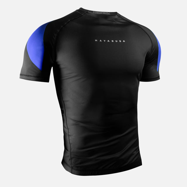 Hayabusa Rashguard Pro Ranked Kurzarm – Blau