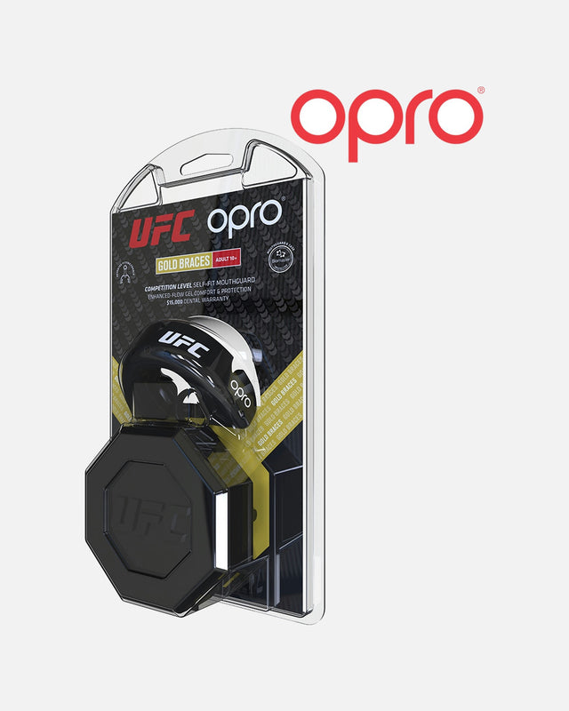 Proteză dentară OPRO Gold Braces – Negru