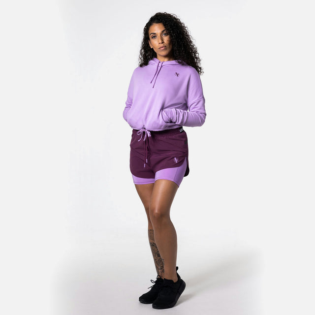 Hayabusa Hoodie Cozy Fleece til kvinder - Lavendel
