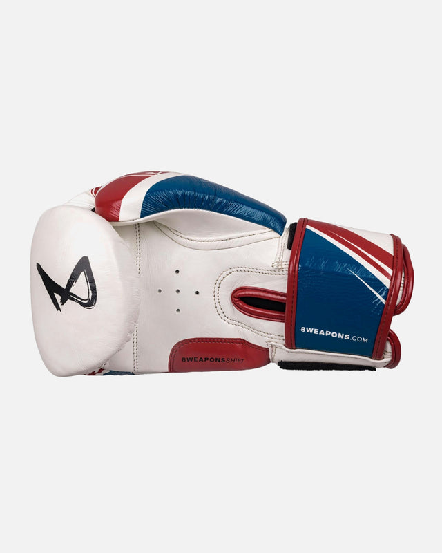 Gants de boxe 8 WEAPONS Shift – Blanc/Marine/Rouge
