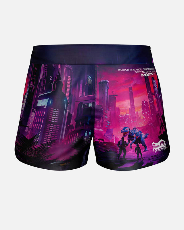 Phantom Athletics MMA-shorts FUSION-R Cyber-X – Lila/Blå