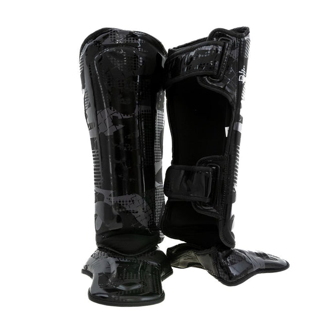 King Pro Boxing Skinnebensbeskyttere Shogun – Sort/Sort