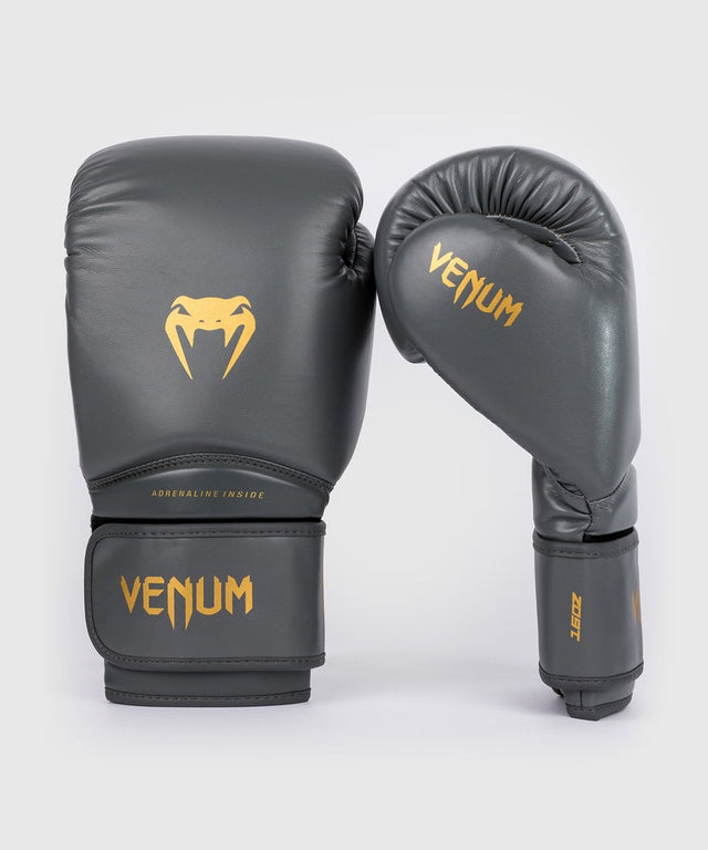 Mănuși de box Venum Contender 1.5 – Gri/Aur