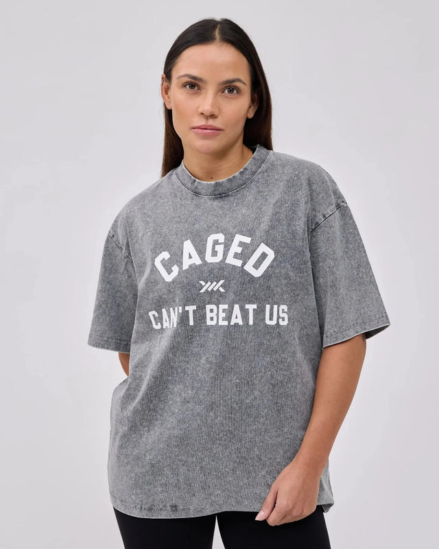 T-shirt Caged Club – Gris lavé